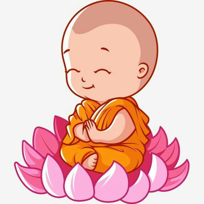 clipart baby buddha