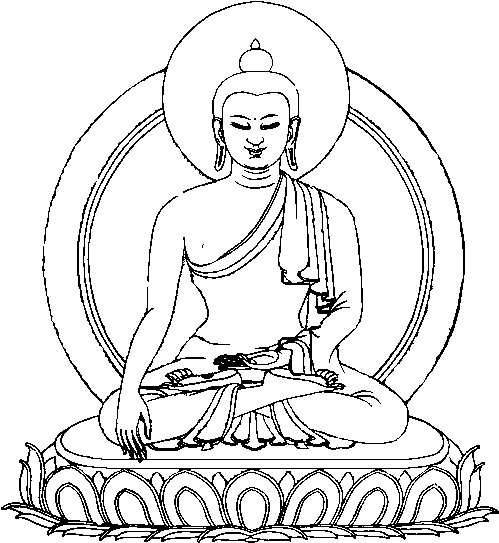 buddha clipart design