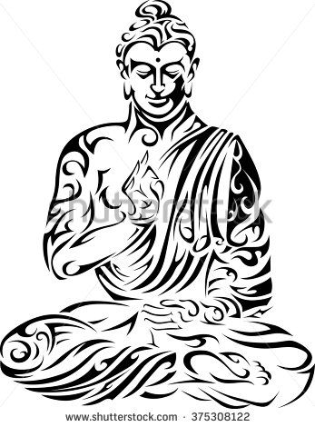 Buddha clipart drawing. Collection of free download