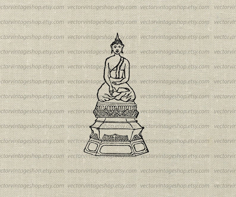buddha clipart graphic