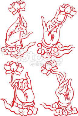 buddha clipart hand