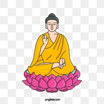 Buddha clipart illustration.  sakyas birthday sunbath