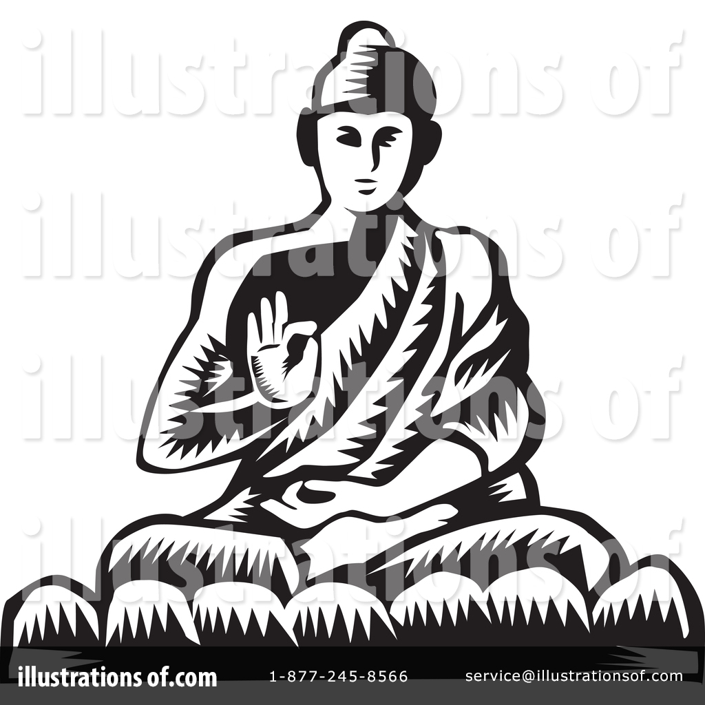 Buddha clipart illustration. By patrimonio royaltyfree rf