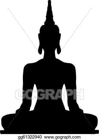 Vector stock thai gg. Buddha clipart illustration