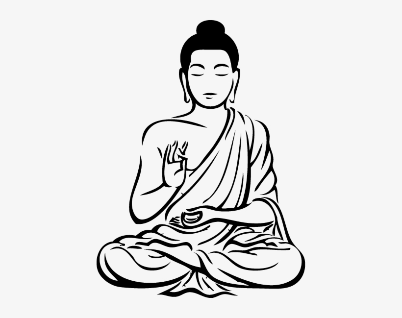 Buddha clipart lineart, Buddha lineart Transparent FREE for download on ...