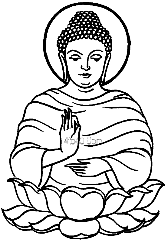 Buddha outline