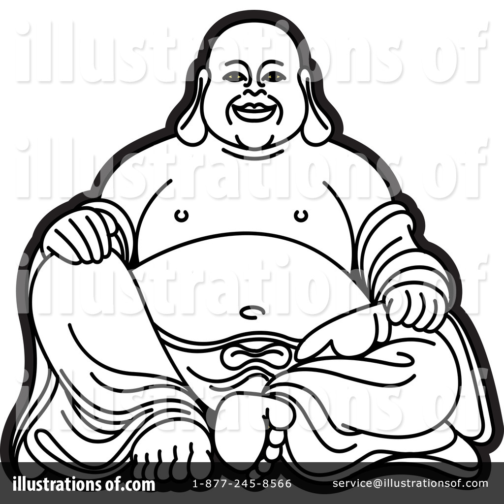 buddha clipart sketch