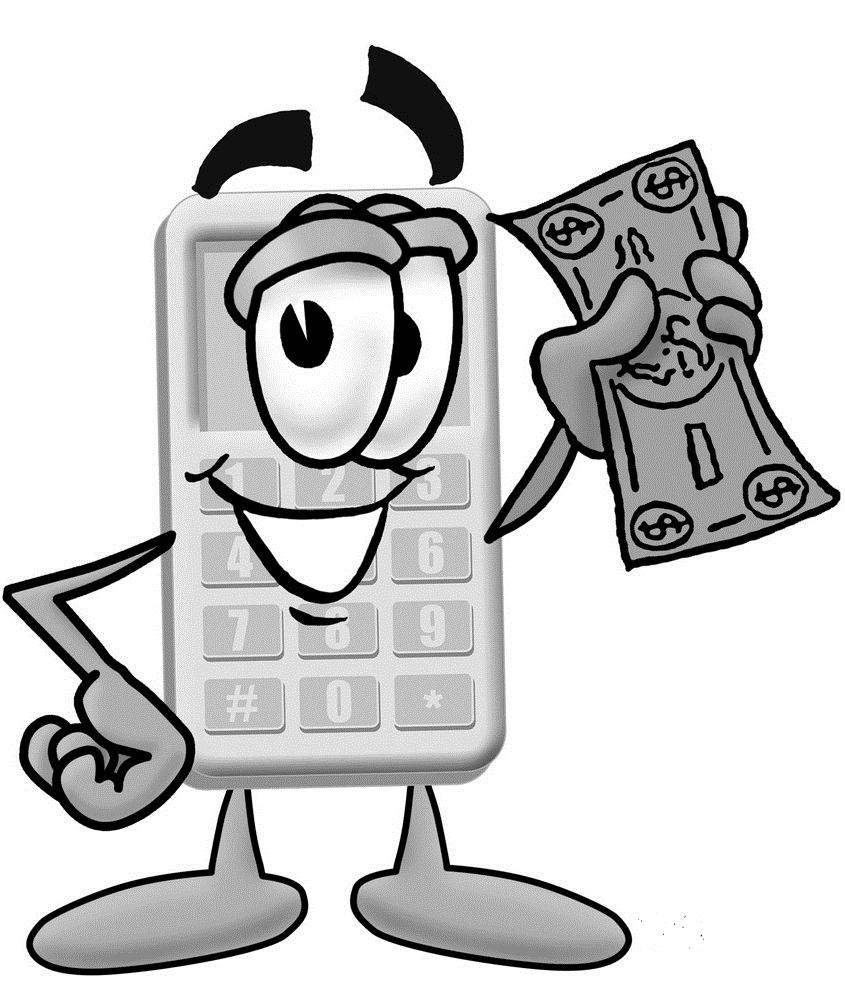 budget clipart black and white