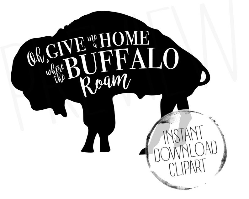 Bison . Buffalo clipart buffallo