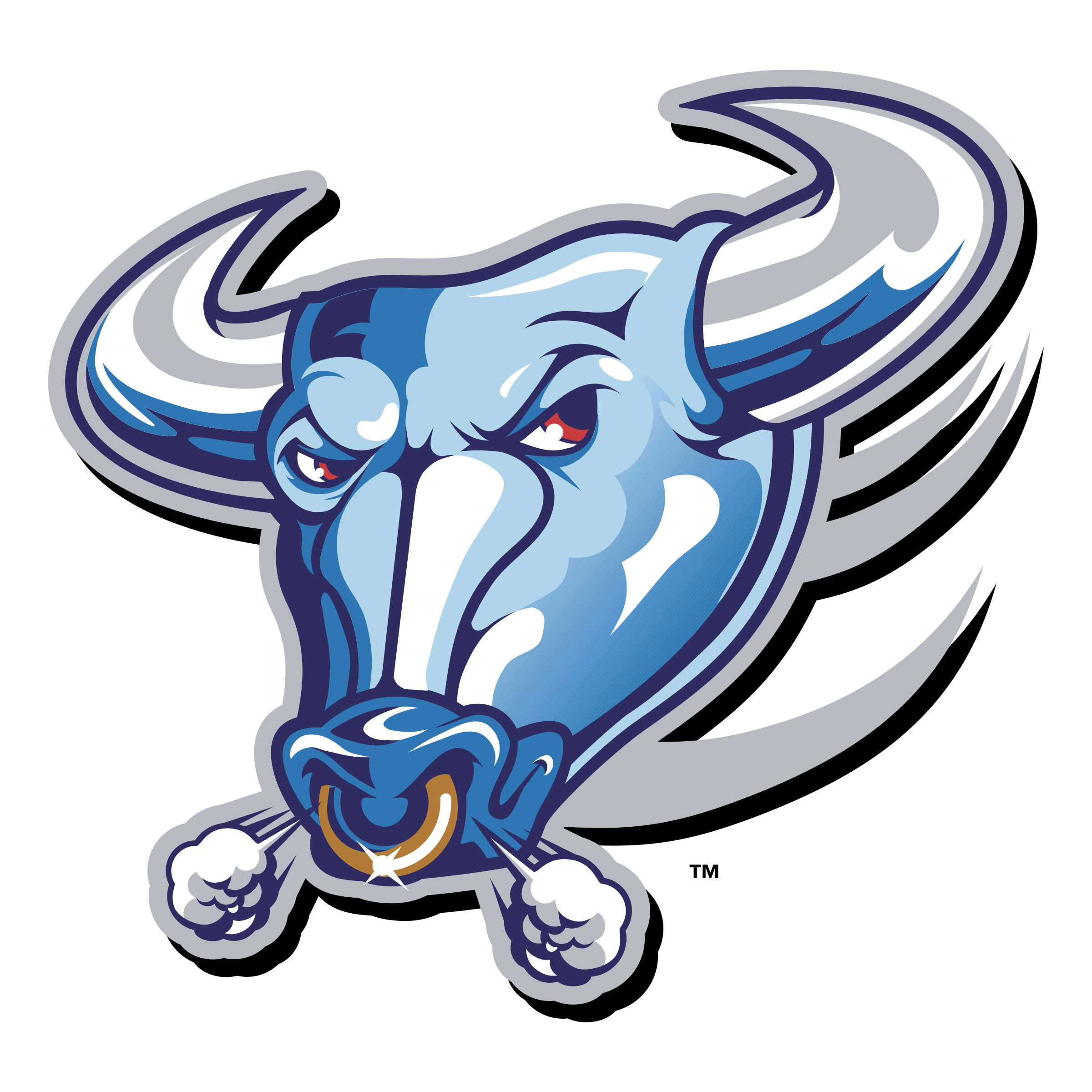 Buffalo clipart bull. Bulls logo png transparent