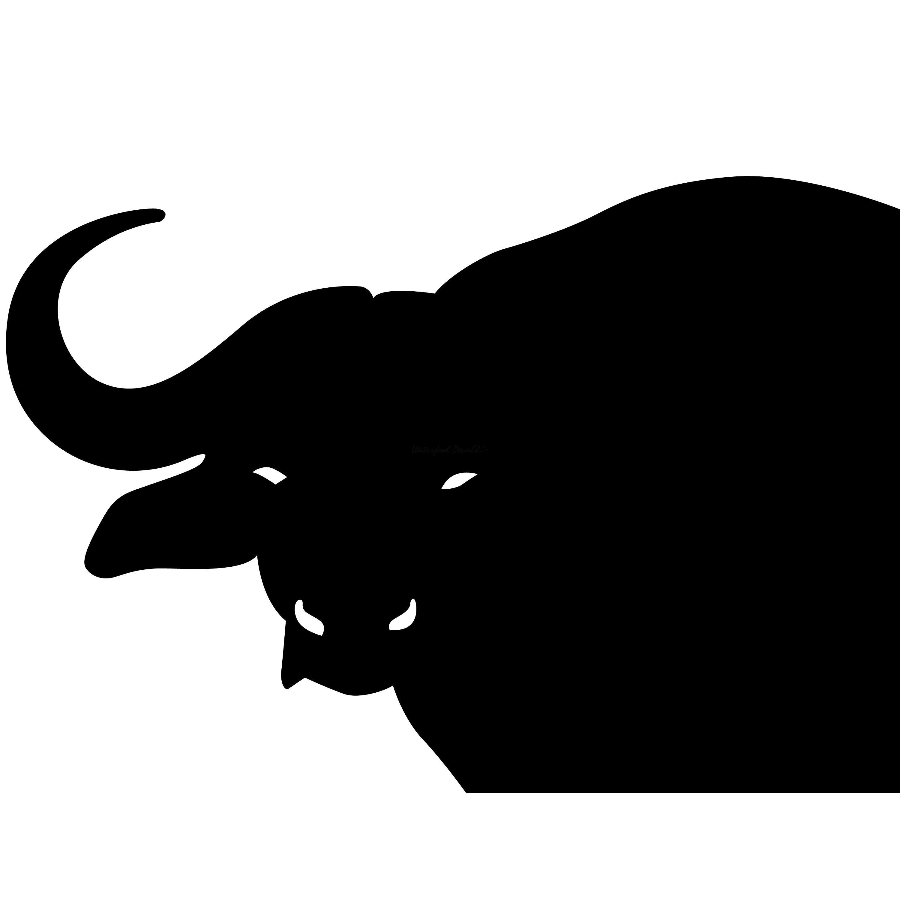 Silhouette at getdrawings com. Buffalo clipart cape buffalo