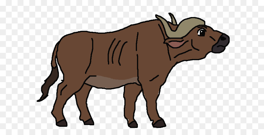 Buffalo clipart drawing. Cow background art wildlife
