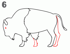 How to draw a. Buffalo clipart easy