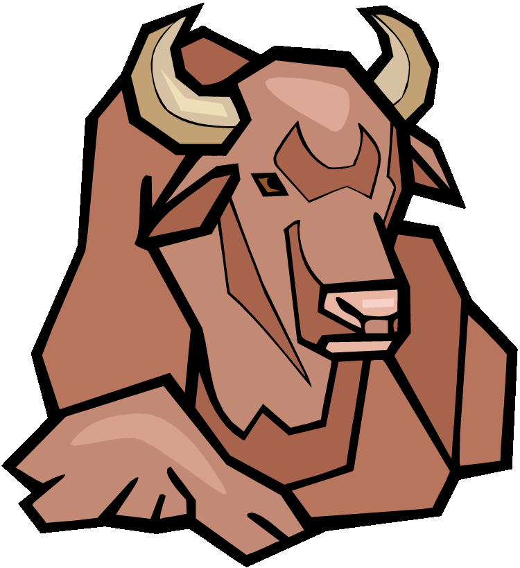 Buffalo clipart head. Free and bison