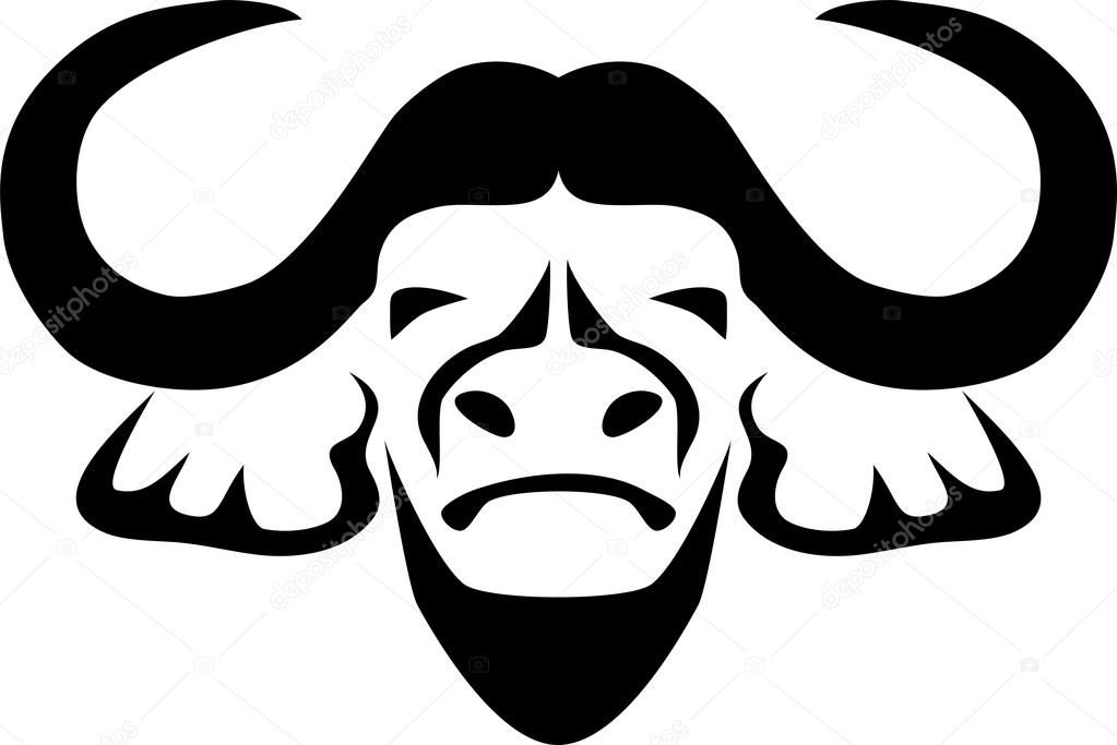 buffalo clipart horns