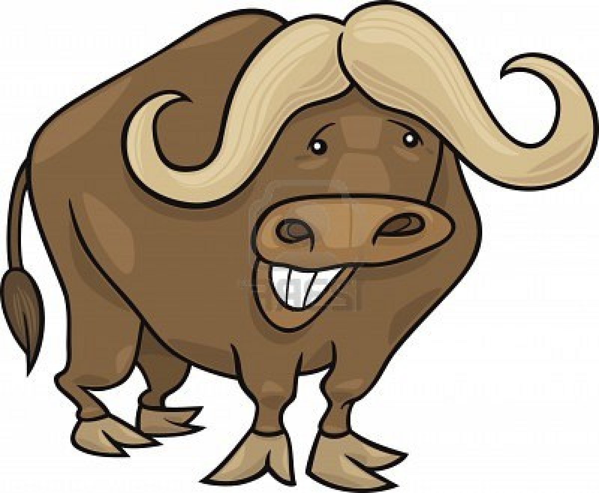 Water cartoon free download. Buffalo clipart yak