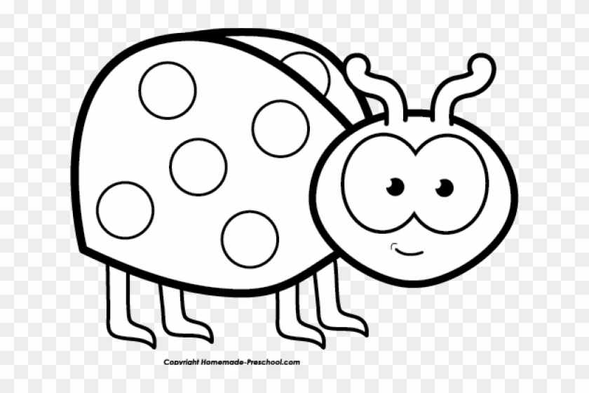 bug clipart black and white