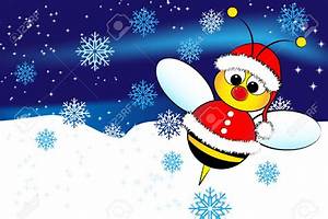 Bug clipart christmas. Bee pencil and in