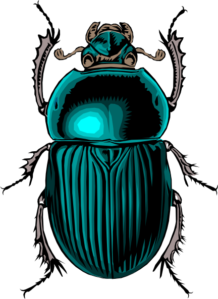Tattoo love that turquoise. Bugs clipart scarab beetle