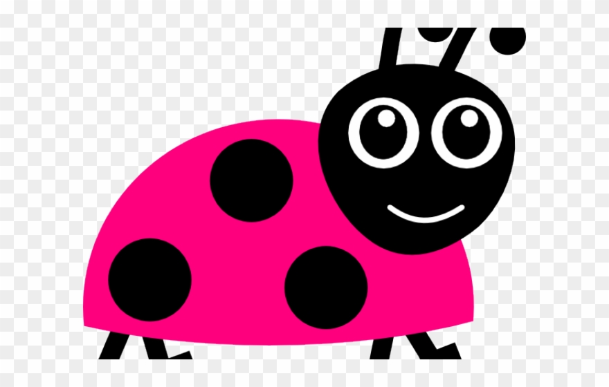 Pink bug cliparts ladybug. Insect clipart printable