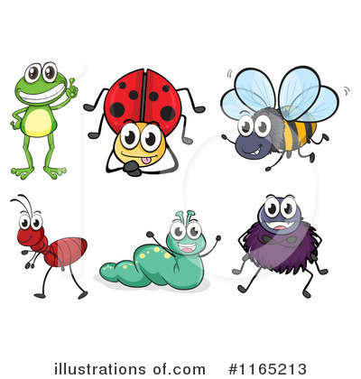Bugs clipart. Illustration by graphics rf