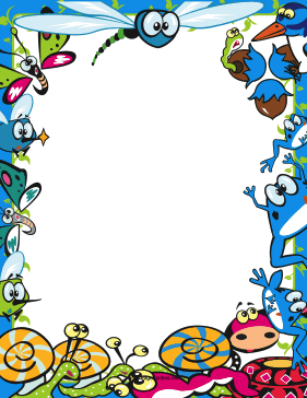 bugs clipart border