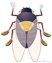 bug clipart cicada