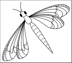 bugs clipart dragonfly