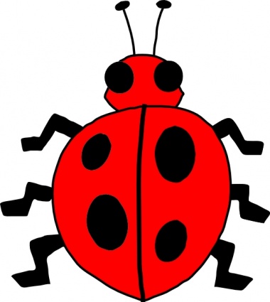 bug clipart red bug