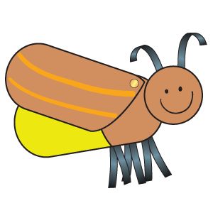 bugs clipart lightning bug