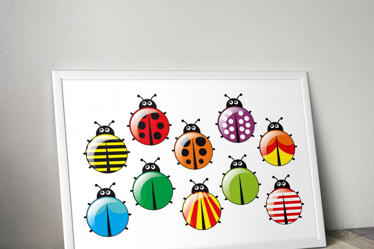 ladybugs clipart printable