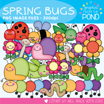 bugs clipart spring
