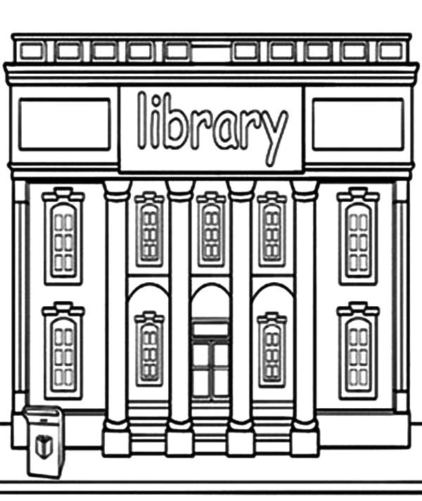 building clipart black and white