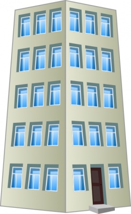 building clipart condominium