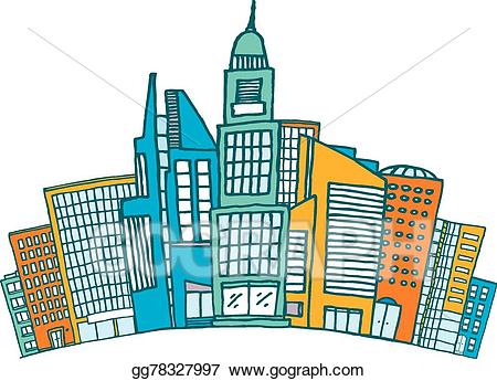 buildings clipart downtown