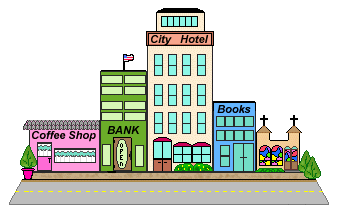 city clipart downtown