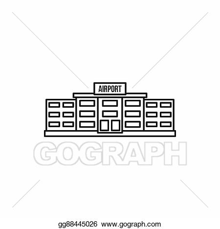 building clipart outline