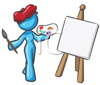 painter clipart board