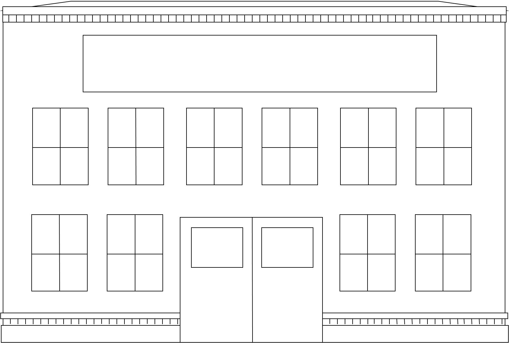 Buildings rectangle