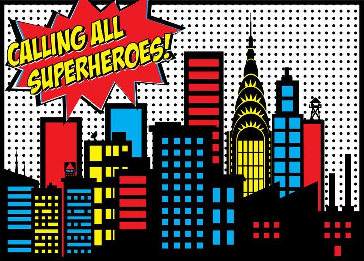 Buildings clipart superhero. Skyline images about incredible
