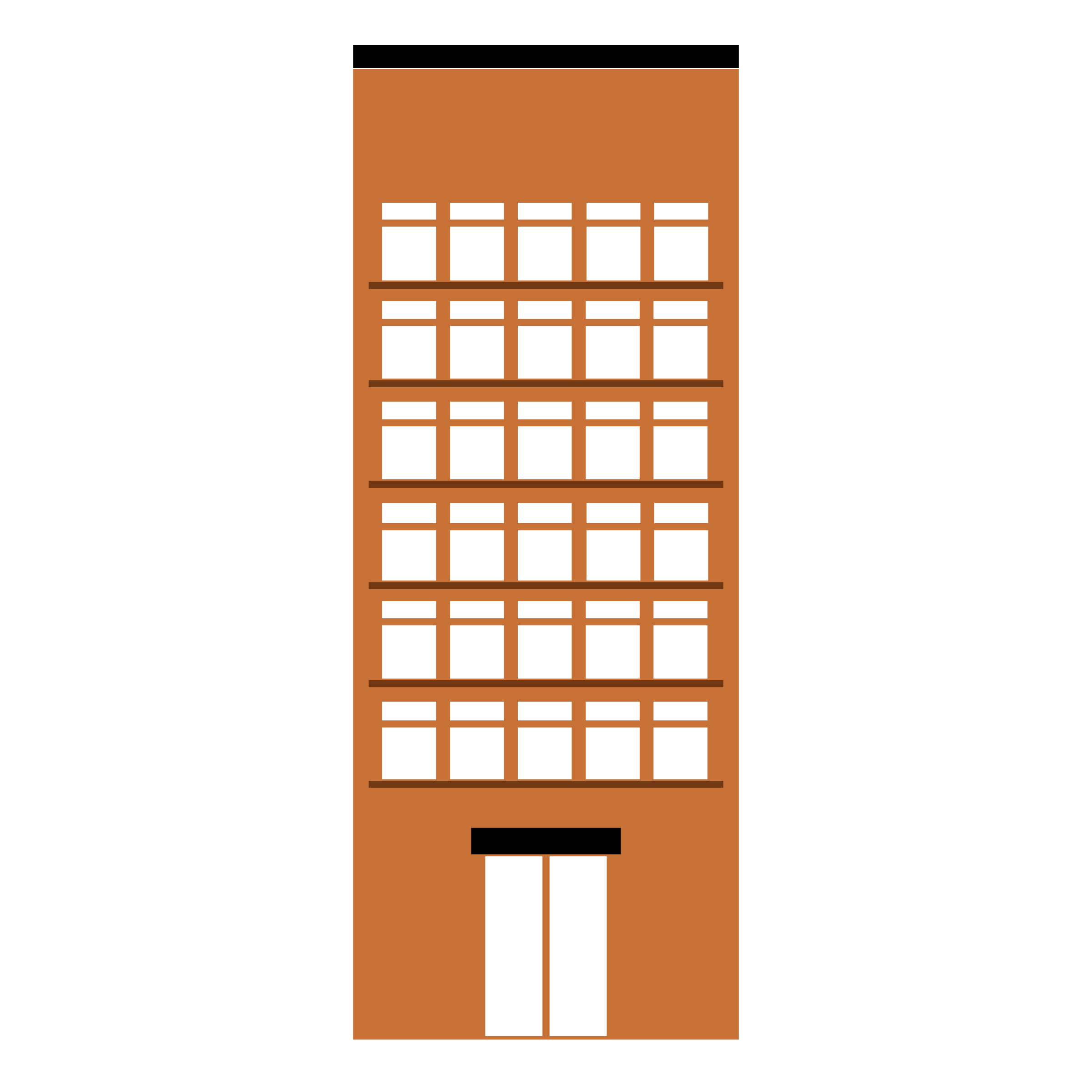tall clipart simple building