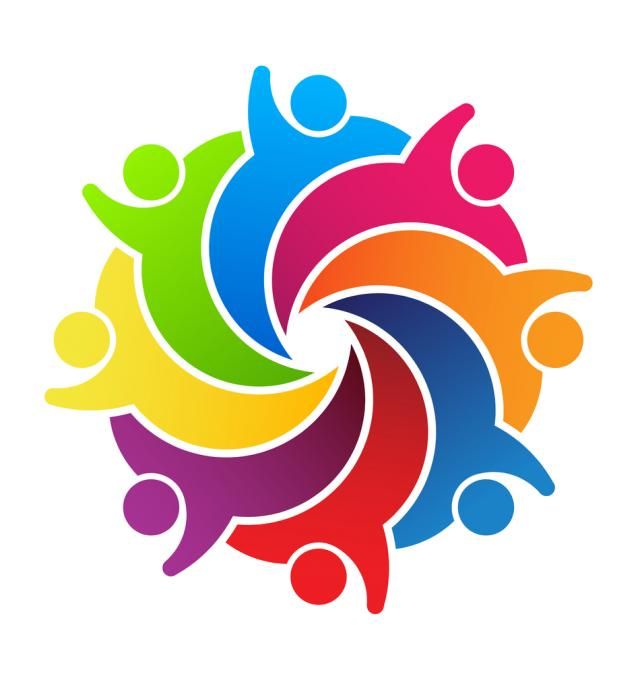 Image team mini entreprise. Building clipart teamwork