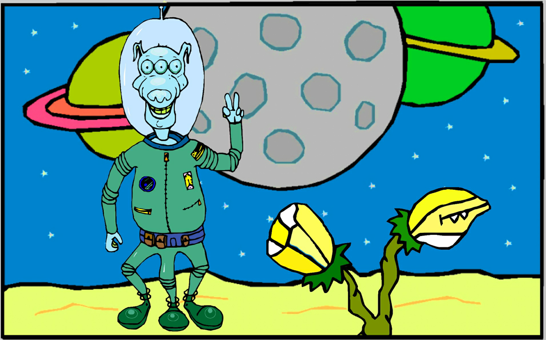 Buildings clipart alien. Free digital images vintage