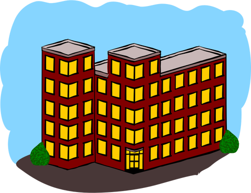 buildings clipart apartment complex