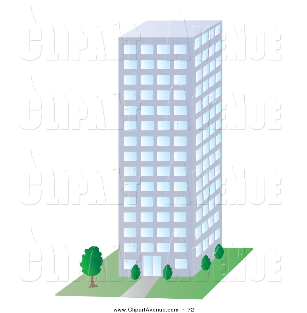 tall clipart one building