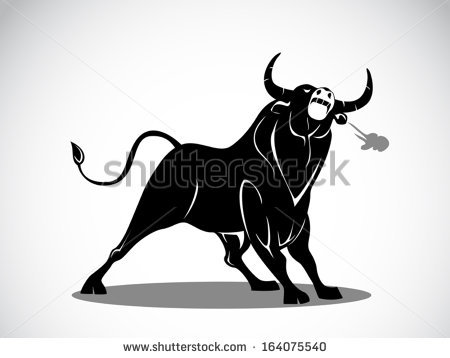 bull clipart angry bull