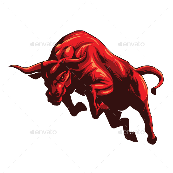 bull clipart angry bull