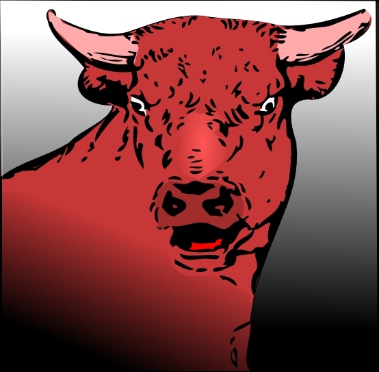 bull clipart bull head