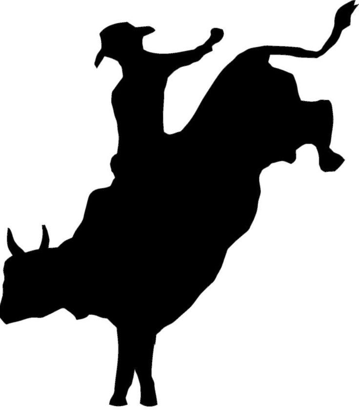 bull clipart bull rider