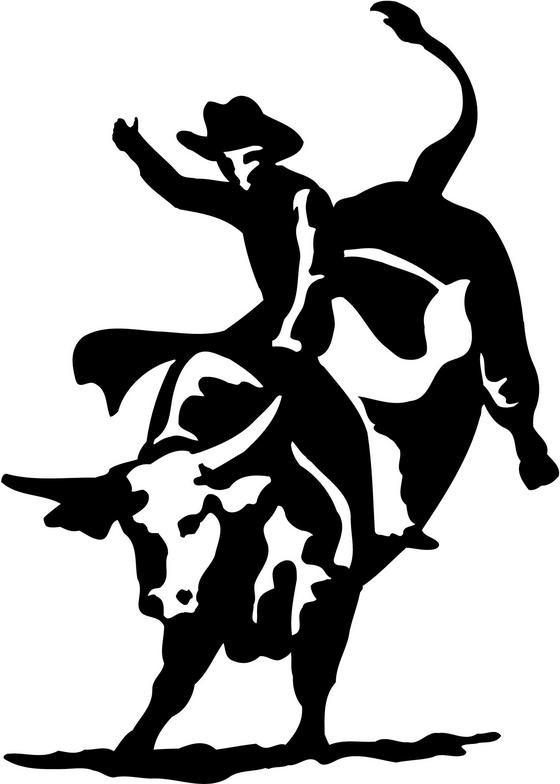 bull clipart bull rider